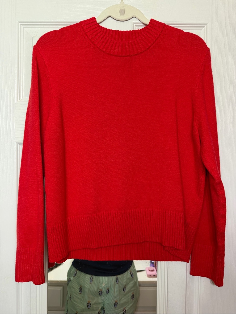 a new day Red Crewneck Sweater